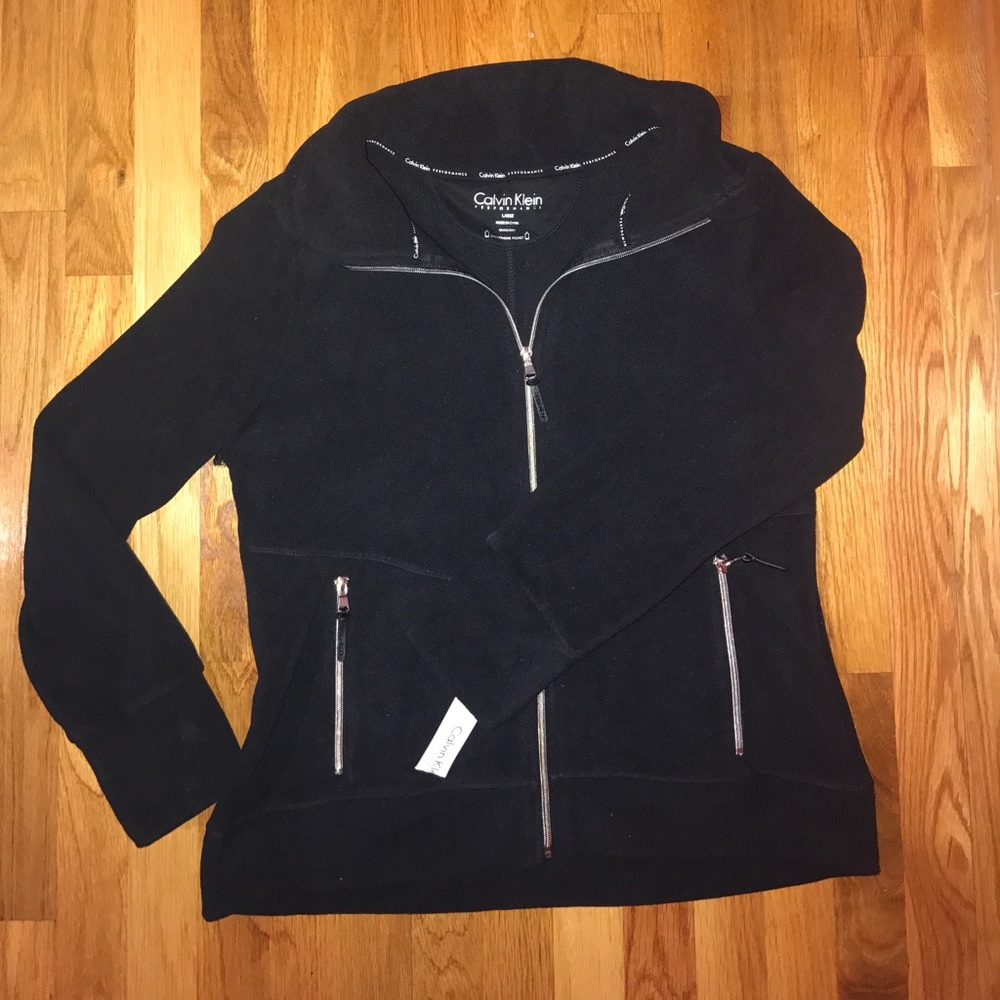 Calvin Klein performance zip up sweatshirt, NWT